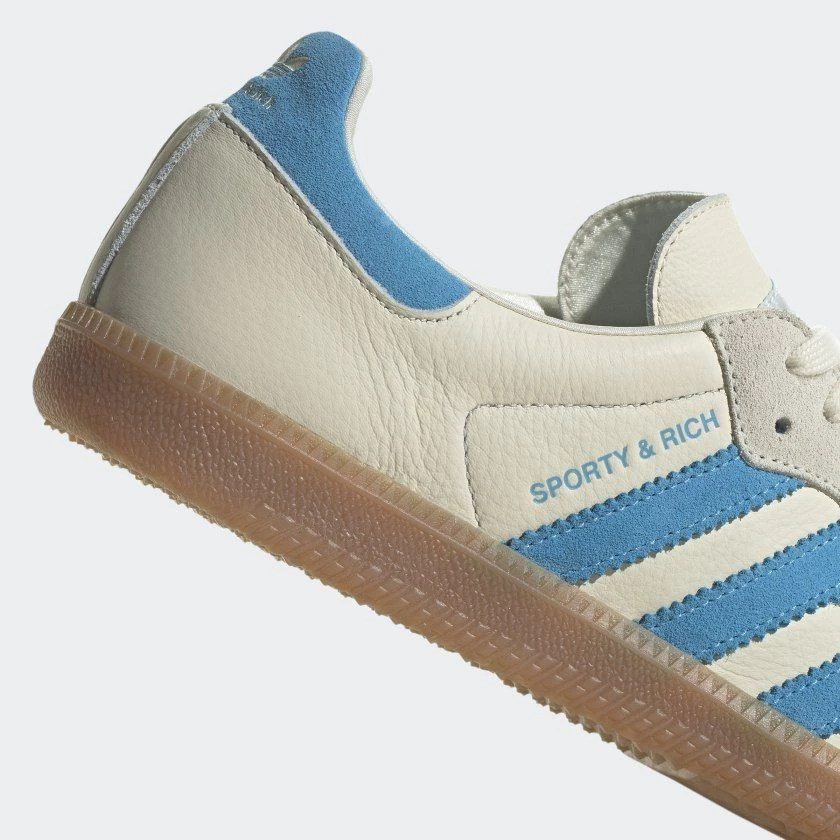Sporty &amp; Rich adidas Samba OG Beige Blue IE7096 | Dead Stock