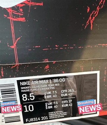 Air Max 1 Big Bubble 1986 Smokey Mauve