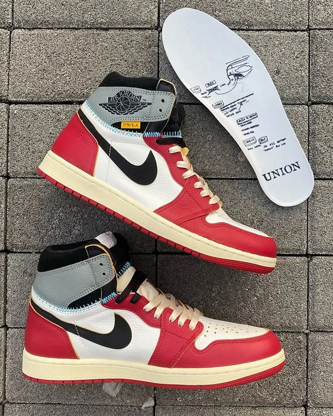 Union LA x Air Jordan 1 High Chicago Shadow HV8563-600