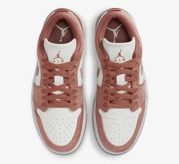 Jordan 1 Low Canvas Peach Orange