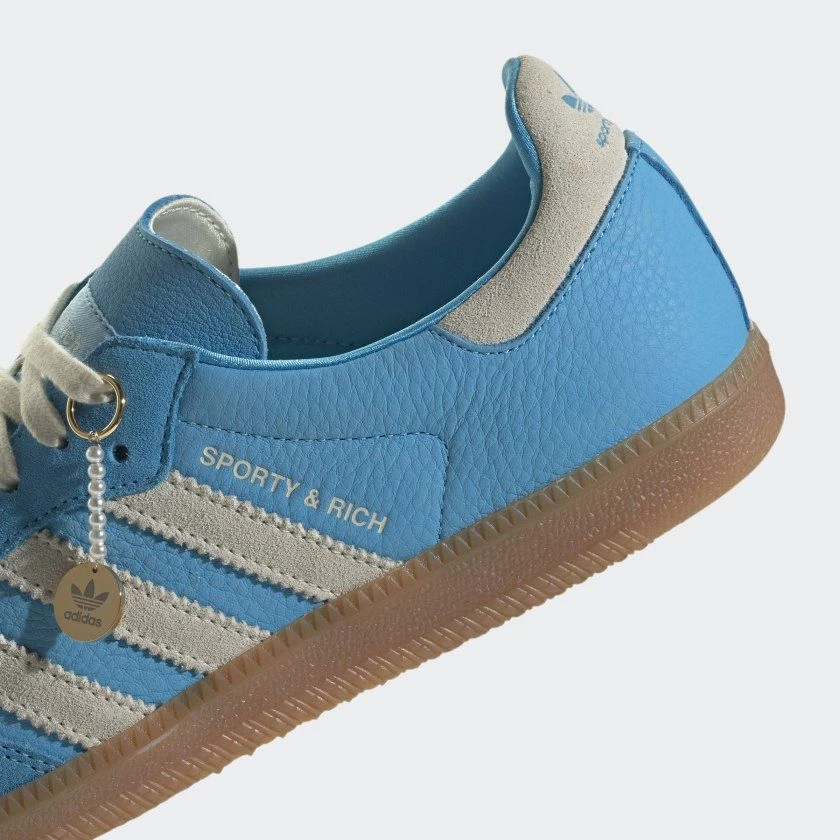 adidas gazelle silver green womens Adidas Samba OG "Sporty &amp; Rich Blue Rush"  StrideTribe