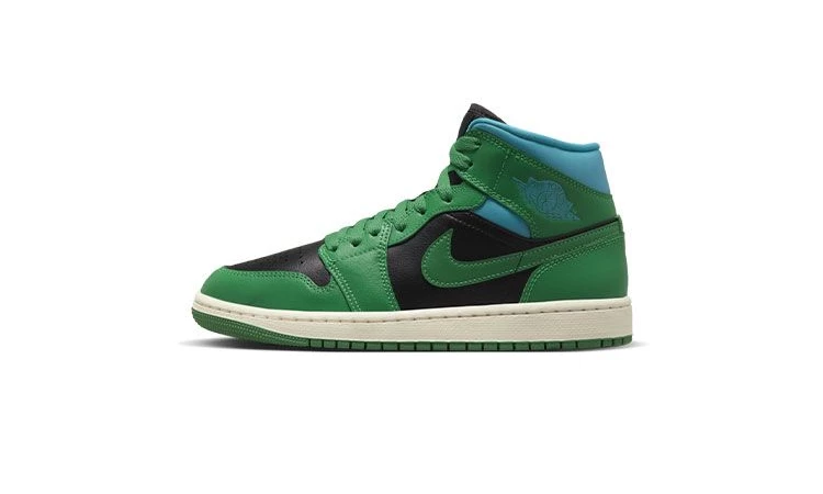 Jordan 1 Mid Lucky Green Aqua BQ6472 033 Dead Stock