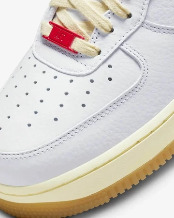 Air Force 1 White Red Cream
