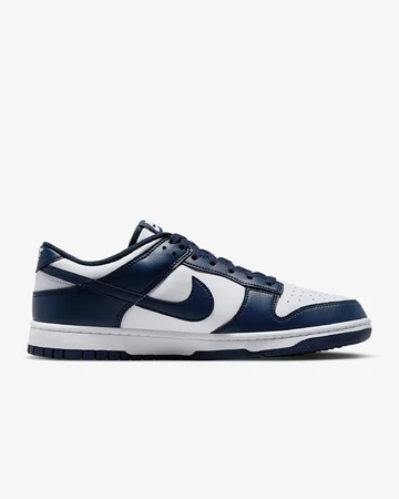 Nike Dunk Low White Midnight Navy Innenseite