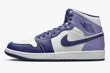 Jordan 1 Mid Sky J Purple White