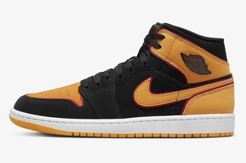 Jordan 1 Mid Fat Tongue Orange