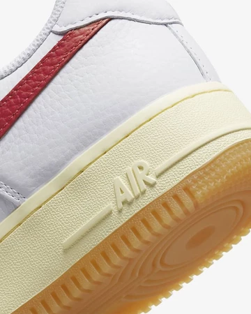 Air Force 1 White Red Cream