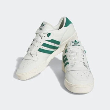 adidas Rivalry Low White Dark Green