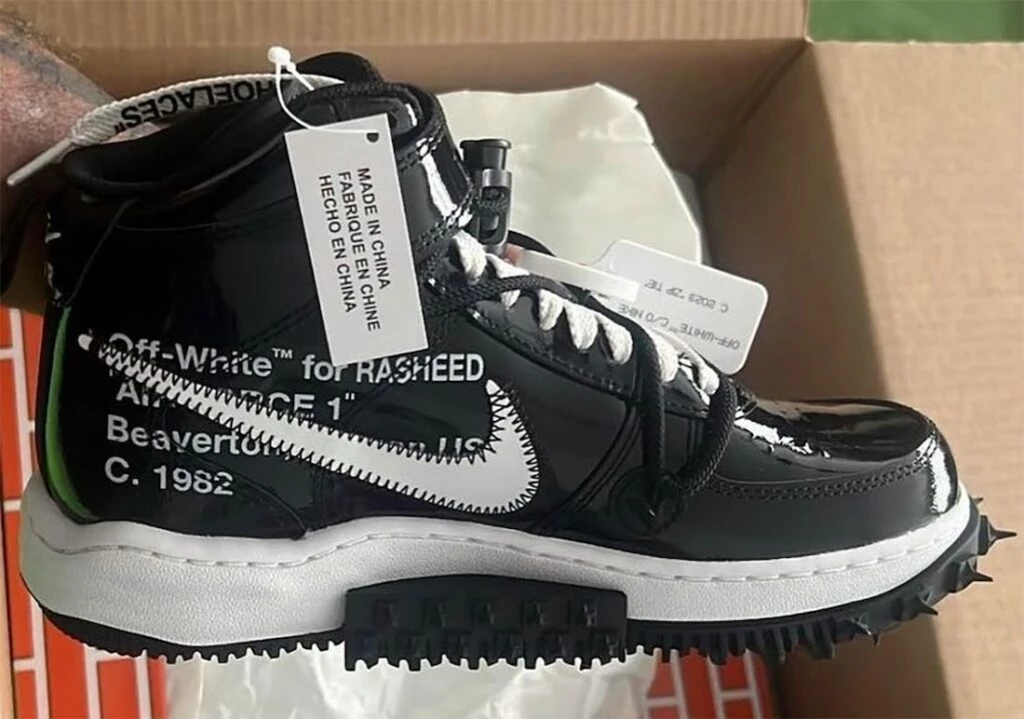 Off White Air Force 1 Mid Sheed DR0500 001 Dead Stock