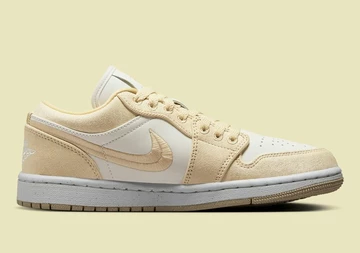 Jordan 1 Low Canvas Tan Sail