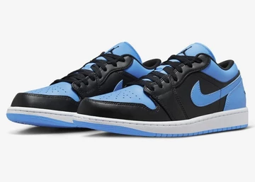 Jordan 1 Low Black University Blue