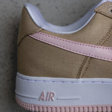 Nike Air Force 1 Canvas Linen Ferse Details