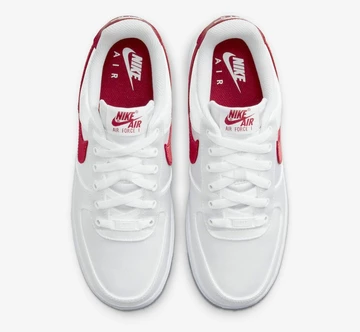 Air Force 1 Satin White Red