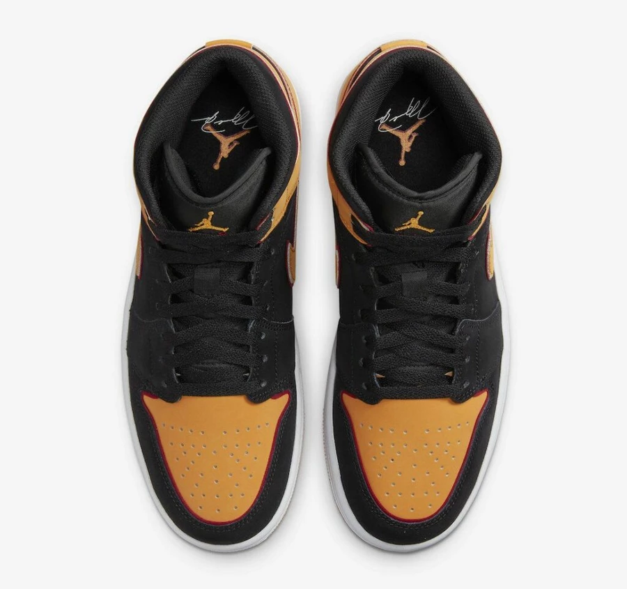 Jordan Mid Fat Tongue Orange Dead Stock