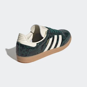 adidas Samba Collegiate Green Snakeskin schräg