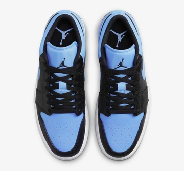 Jordan 1 Low Black University Blue