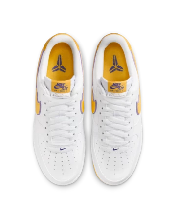 Kobe Bryant x Nike Air Force 1 Low Varsity Maize von oben