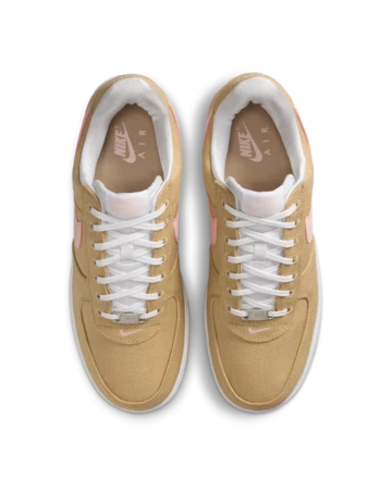 Nike Air Force 1 Canvas Linen Paar von oben