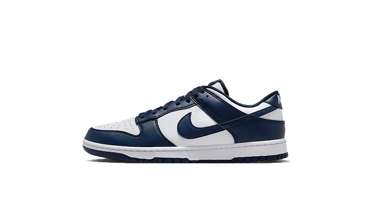 Nike Dunk Low White Midnight Navy