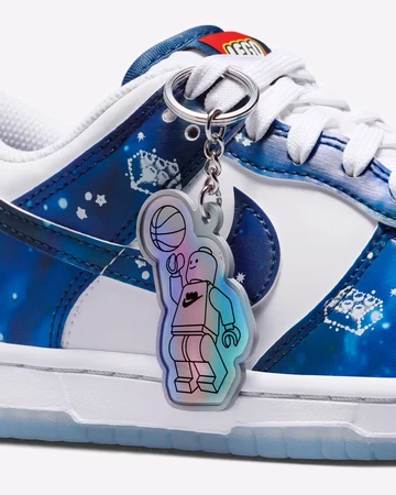 LEGO x Nike Dunk Low GS Galaxy Key Chain