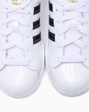 adidas Superstar II Cloud White Zehen Details