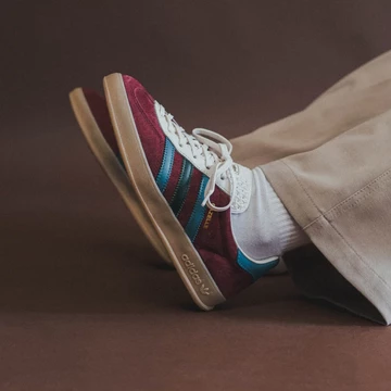 adidas Gazelle Indoor Burgundy On Feed