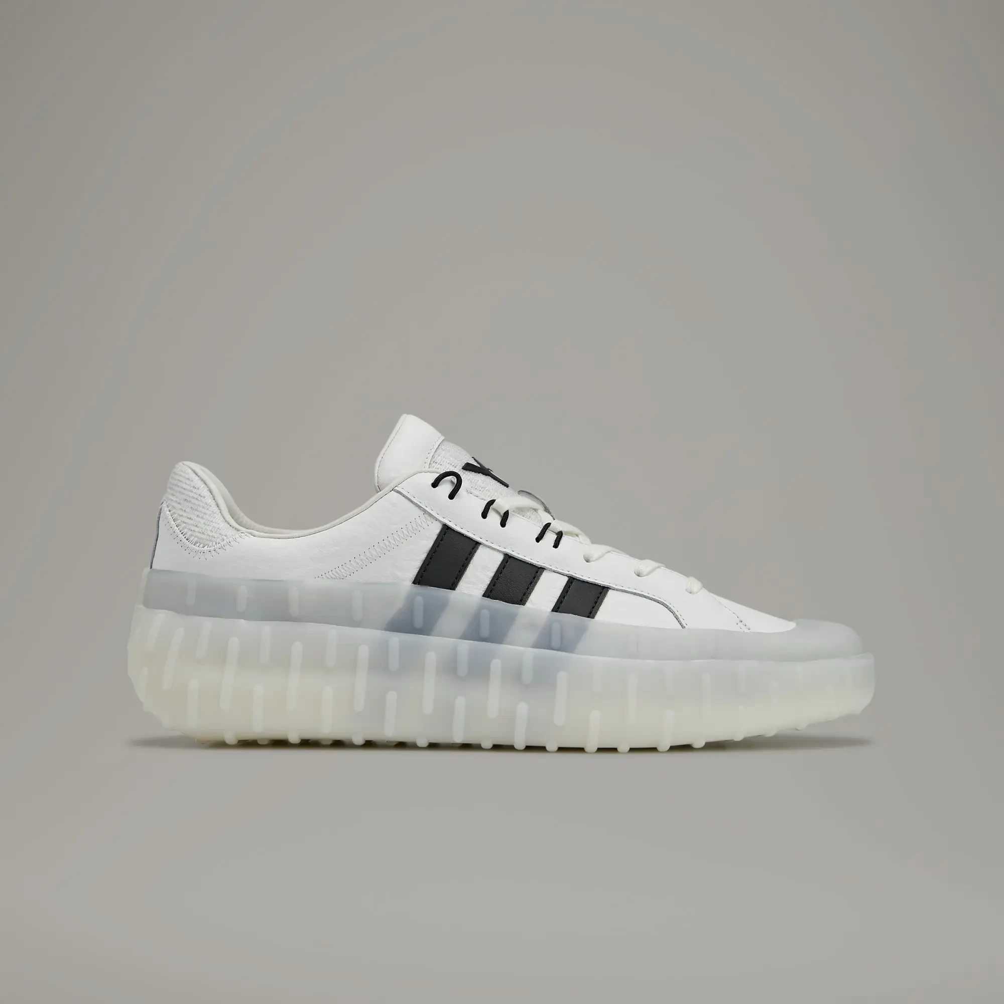 adidas gazelle silver green womens Y-3 Men's GR.1P Core White / Black Low Top Sneakers main image 0
