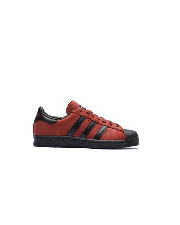 adidas Superstar 82 Core Black Pack Rot Außenseite