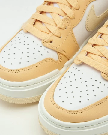 Jordan 1 High Elevate Celestial Gold Detail Toebox