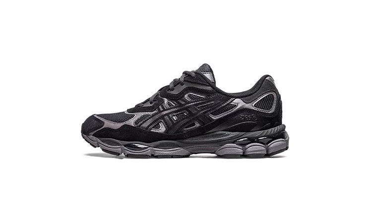 Black and gray asics deals