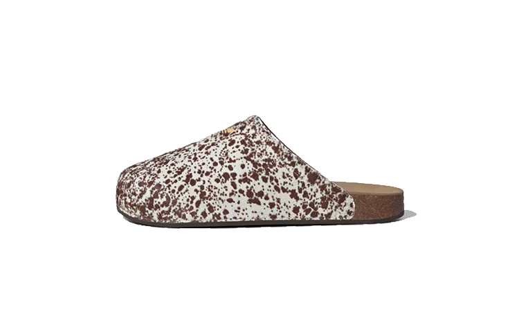 adidas Adimule Slides Pony Hair Cow Print