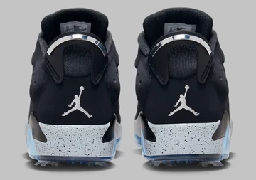 Jordan 6 Golf Chrome Ferse