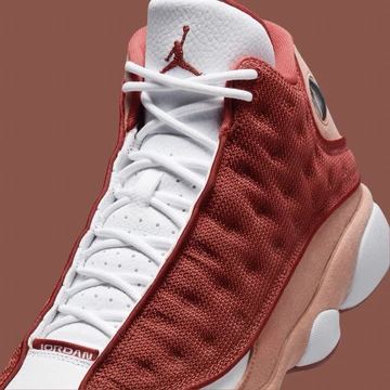Jordan 13 Retro Dune Red Detail Laces