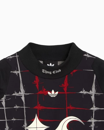 Thug Club x adidas Clothing Collection Short LS Black Details
