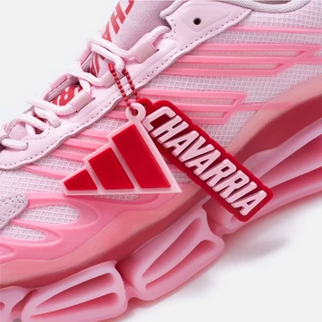 Willy Chavarria x adidas Megaride AG Powder Red Upper Details