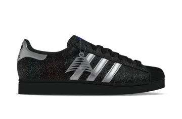 Anthony Edwards x adidas Superstar II Black Außenseite