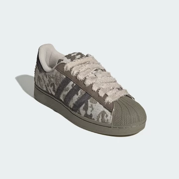 adidas Superstar II Green Camo seitlich