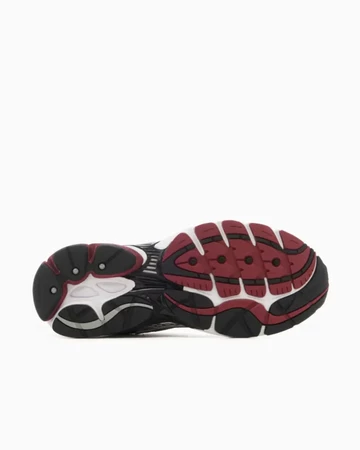 Saucony Pro Grid Omni 9 Silver Red Seite Sohle