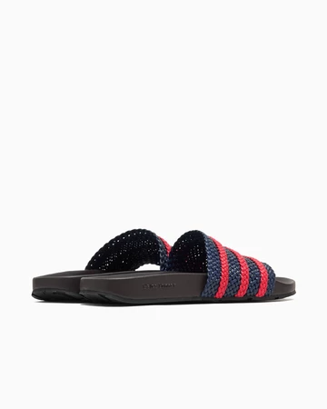 Wales Bonner x adidas Adilette Night Indigo Fersen