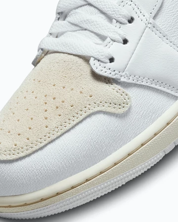 Jordan 1 Mid Craft Tech Grey Detail Toebox