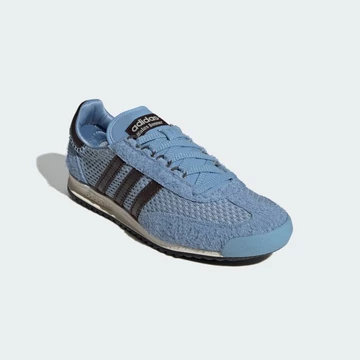 Wales Bonner adidas SL76 Blue Spark seitlich von Vorne