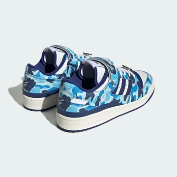 BAPE adidas Forum Low Blue Camo 30th Anniversary - Hinten