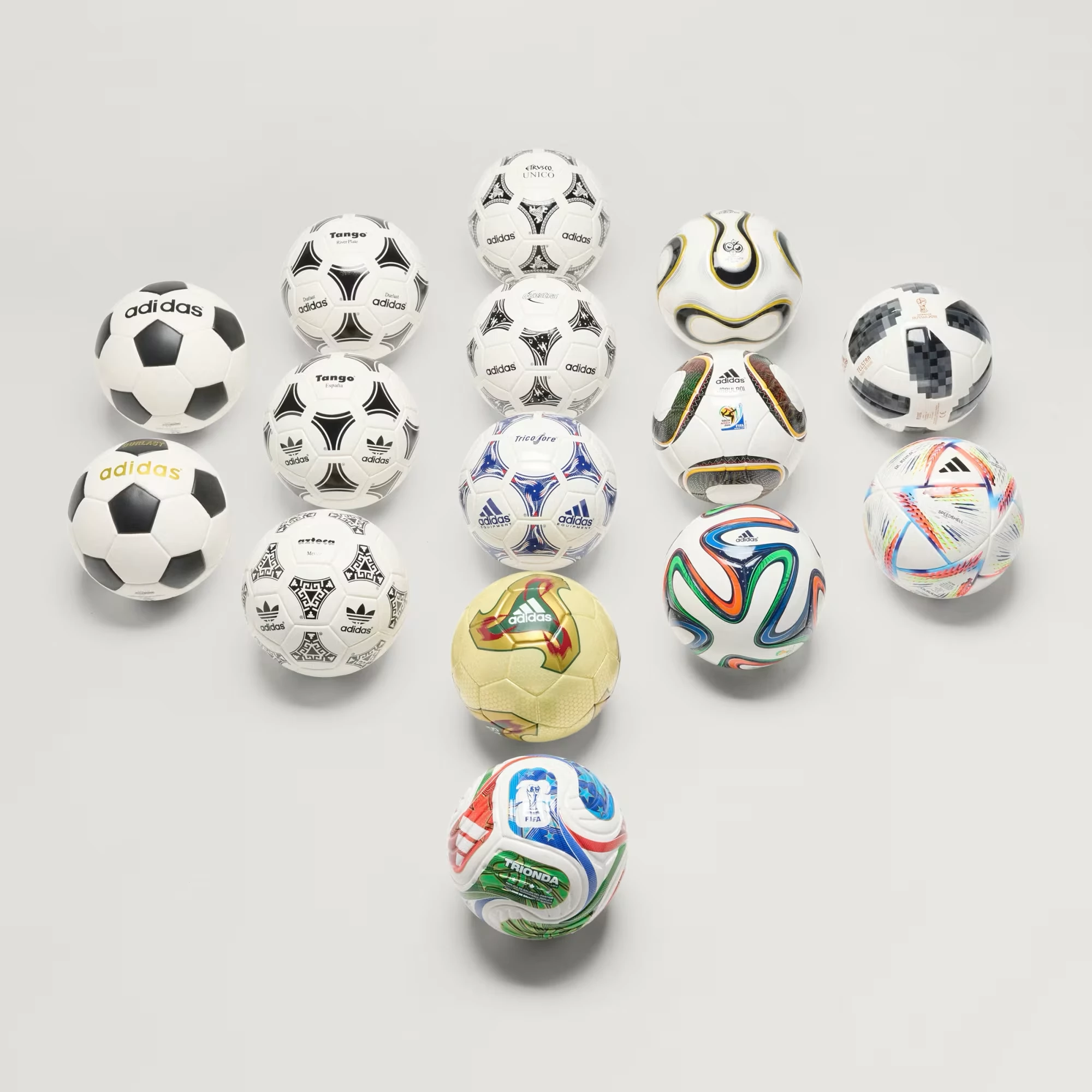 adidas FIFA Worldcup Historical Mini Soccer Ball Set JN2093 | Dead
