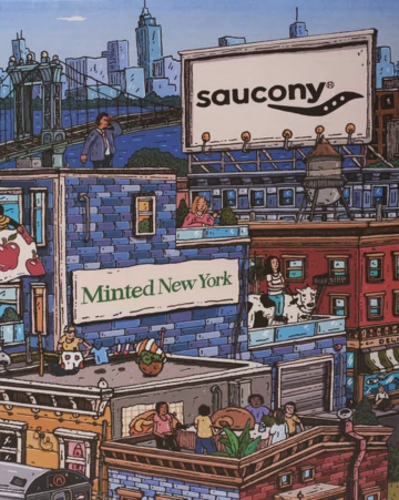 Minted NY Saucony ProGrid Triumph Box Detail