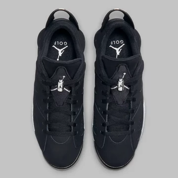 Jordan 6 Golf Chrome Zunge