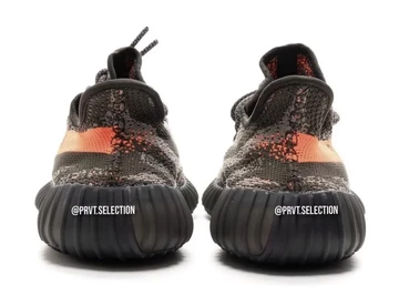 adidas Yeezy 350 V2 Carbon Beluga Paar Ferse