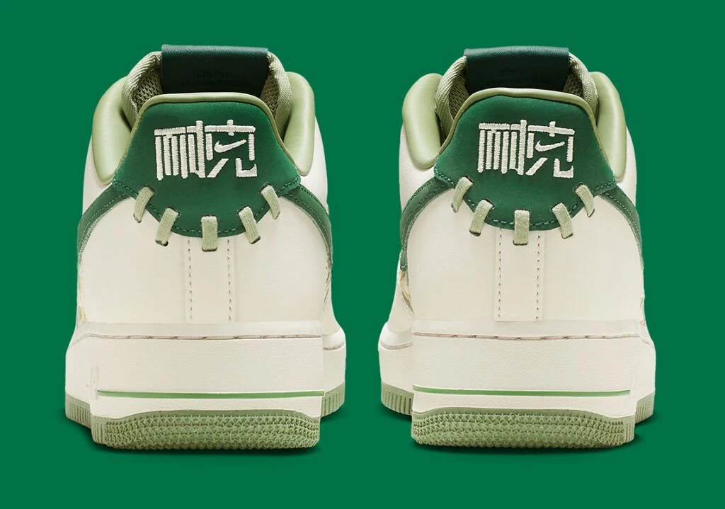 NIKE エアフォース1 ロー 耐克 グリーン FN0369-100 Level SS/New - Nike Air Force 1 Light Bone and Gorge Green