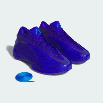 adidas Anthony Edwards II Lucid Blue Paar seitlich