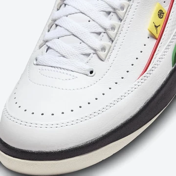 Jordan 2 Low Quai 54 Detail toebox