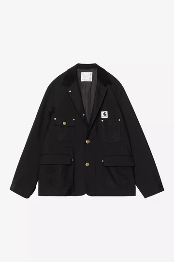 sacai x Carhartt WIP Apparel Kollektion Jacke schwarz